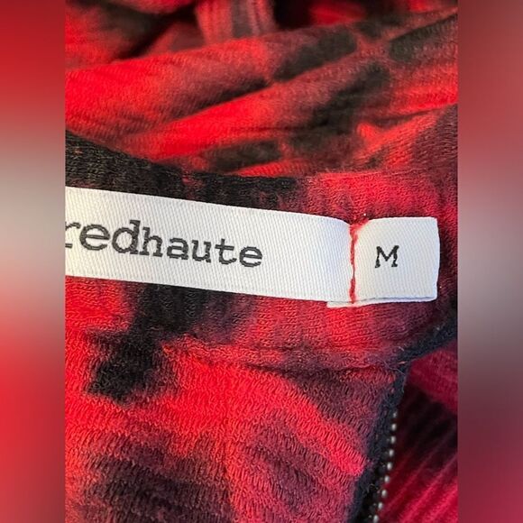 RED HAUTE Red/Black Tie-Dye Tank Top M - Picture 4 of 6